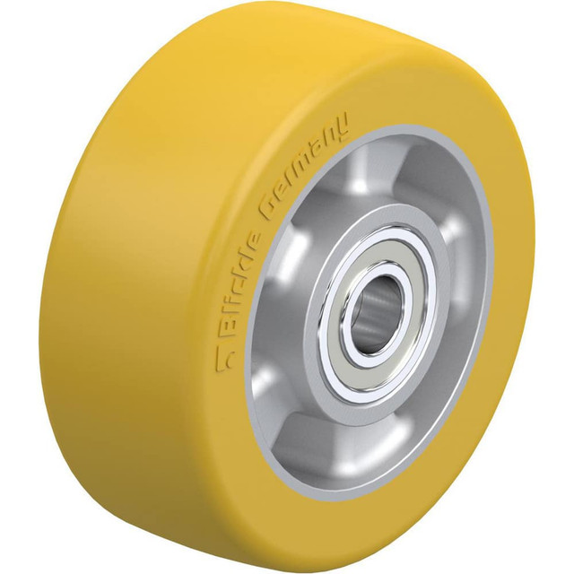 Blickle 411306 Caster Wheels; Wheel Type: Rigid; Swivel ; Load Capacity: 1765 ; Bearing Type: Ball ; Wheel Core Material: Die-Cast Aluminium ; Wheel Material: Polyurethane ; Wheel Color: Light Brown