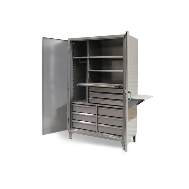 Strong Hold K-7061 Storage Cabinets; Cabinet Type: Storage Cabinet ; Cabinet Material: Steel ; Width (Inch): 48 ; Depth (Inch): 24 ; Cabinet Door Style: Solid ; Height (Inch): 72