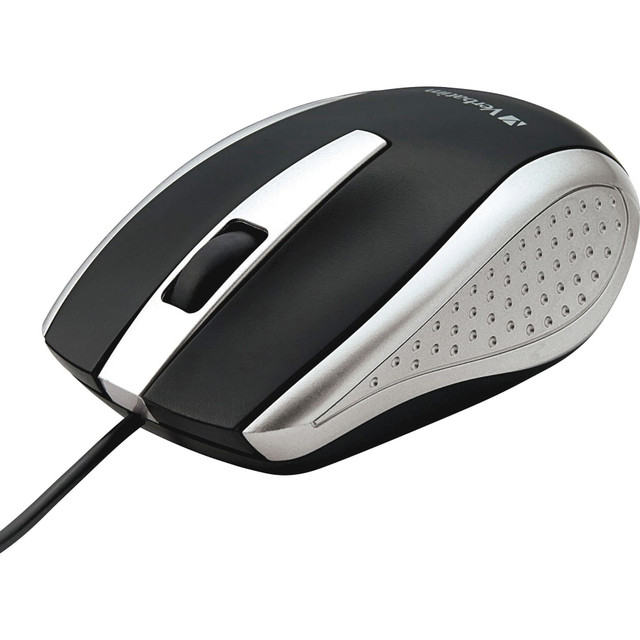 VERBATIM AMERICAS LLC 99741 Verbatim Notebook Optical Mouse For USB Type A, Silver