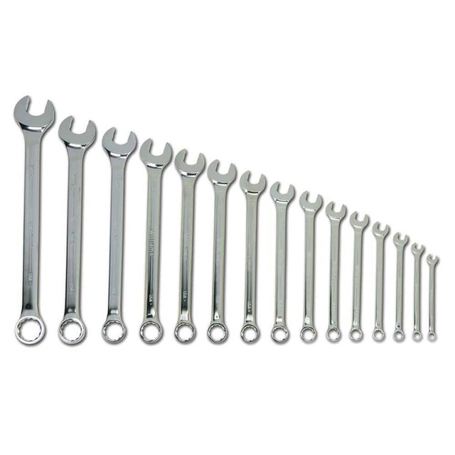 Williams WS1172SCA Wrench Sets; System Of Measurement: Fractional Inch ; Size Range: 5/16 in - 1-1/4 in ; Container Type: Pouch ; Material: Alloy Steel ; Non-sparking: No ; Corrosion-resistant: Yes