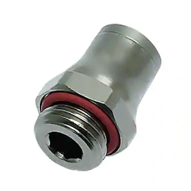 Parker 36010610 Push-To-Connect Tube to Male & Tube to Male BSPP Tube Fitting: Male Connector, 1/8" Thread