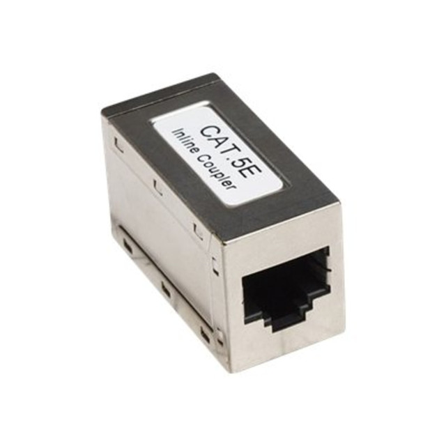 INTRACOM USA, INC. 504768 Intellinet Inline Coupler, Cat5e, FTP, Modular, 8P8C Female to 8P8C Female, Silver - Network coupler - RJ-45 (F) to RJ-45 (F) - CAT 5e - silver INTRACOM USA, INC. 504768 Intellinet Inline Coupler, Cat5e, FTP, Modular, 8P8C Female to 8P8C Female, Silver - Network coupler - RJ-45 (F) to RJ-45 (F) - CAT 5e - silver