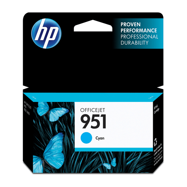 HP INC. CN050AN HP 951 Cyan Ink Cartridge, CN050AN