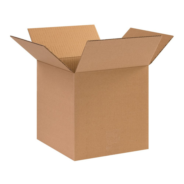 B O X MANAGEMENT, INC. HD1010 Partners Brand Double-Wall Corrugated Boxes, 10in x 10in x 10in, Kraft, Pack Of 25 B O X MANAGEMENT, INC. HD1010 Partners Brand Double-Wall Corrugated Boxes, 10in x 10in x 10in, Kraft, Pack Of 25