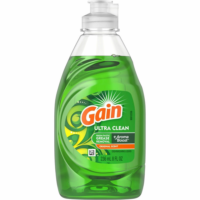 THE PROCTER & GAMBLE COMPANY 98110 Gain Ultra Original Scent Dishwashing Liquid - 8 fl oz (0.3 quart) - Clean Scent - 12 / Carton - Green THE PROCTER & GAMBLE COMPANY 98110 Gain Ultra Original Scent Dishwashing Liquid - 8 fl oz (0.3 quart) - Clean Scent - 12 / Carton - Green