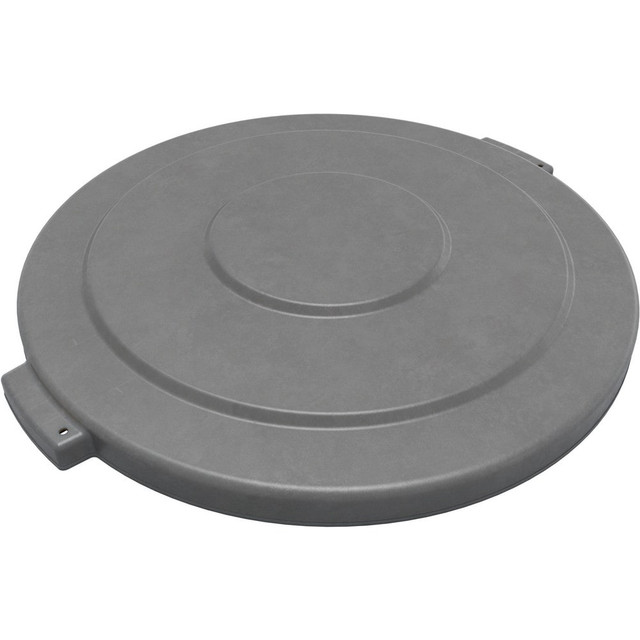 Carlisle 84102123 Trash Can & Recycling Container Lids; Lid Type: Flat ; Lid Shape: Round ; Container Shape: Round ; Compatible Container Capacity: 20 Gallon ; Color: Gray ; Material: HDPE