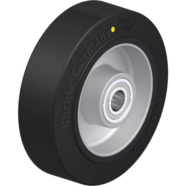 Blickle 547018 Caster Wheels; Wheel Type: Rigid; Swivel ; Load Capacity: 550 ; Bearing Type: Ball ; Wheel Core Material: Die-Cast Aluminium ; Wheel Material: Rubber ; Wheel Color: Black