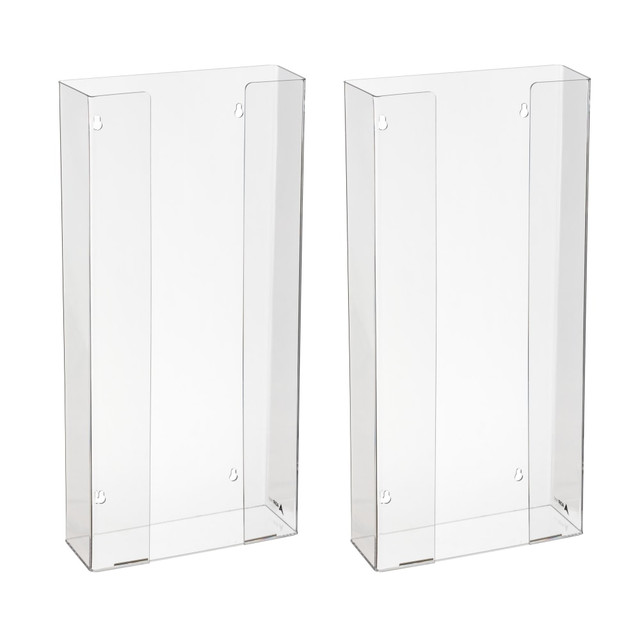 ADIR CORP. ADI902-04-2PK Alpine AdirMed Quad Box Capacity Acrylic Glove Dispensers, 21-1/8inH x 10-1/4inW x 3-1/2inD, Clear, Pack Of 2 Dispensers ADIR CORP. ADI902-04-2PK Alpine AdirMed Quad Box Capacity Acrylic Glove Dispensers, 21-1/8inH x 10-1/4inW x 3-1/2inD, Clear, Pack Of 2 Dispensers