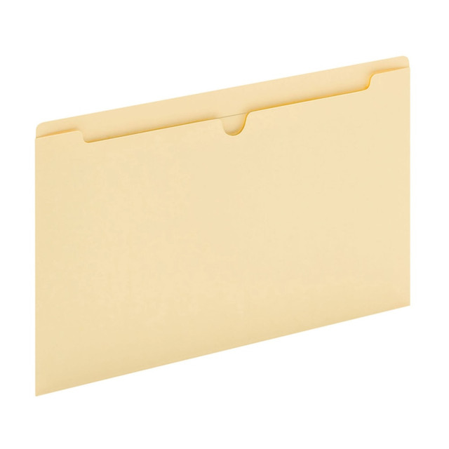 OFFICE DEPOT ODB3015  Brand Manila Single-Top File Jackets, 8 1/2in x 14in, Legal Size, Box Of 100 File Jackets