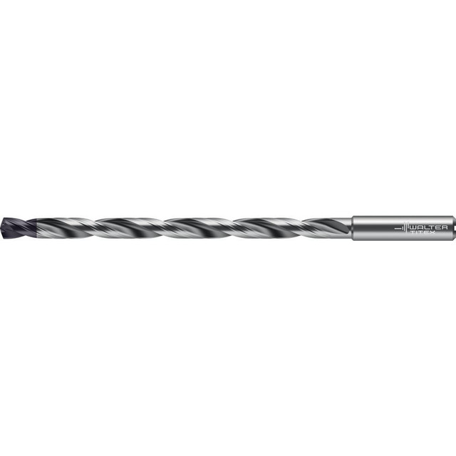 Walter-Titex 8325265 Extra Length Drill Bits; Drill Bit Size (mm): 3.40 ; Overall Length (mm): 92.0000 ; Tool Material: Carbide ; Coating/Finish: TiSiAlCrN/AlTiN ; Coolant Through: Yes ; Flute Type: Spiral