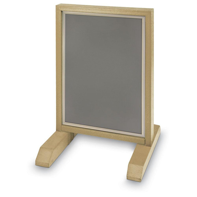 United Visual Products UVSWP2436-SAND- Enclosed Letter Board: 36" Wide, 24" High, Recycled Plastics, Sand