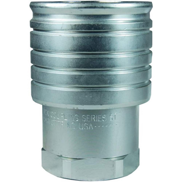 Dixon Valve & Coupling 2STF2 Hydraulic Hose Fittings & Couplings; Type: ST-Series Heavy Duty Flushface Female Threaded Coupler ; Fitting Type: Coupler ; Hose Inside Diameter (Decimal Inch): 0.2500 ; Hose Size: 1/4 ; Material: Steel ; Thread Type: NPT