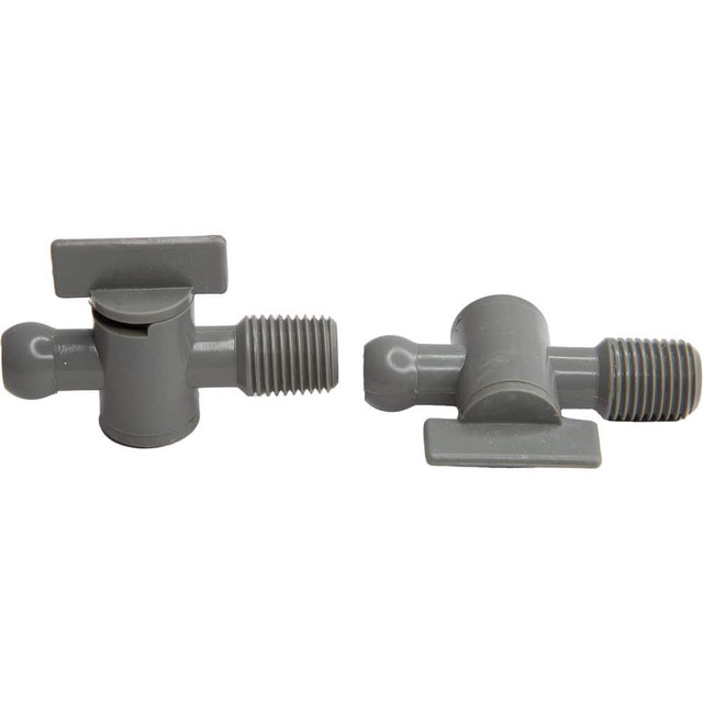 Cedarberg 8525-338 Coolant Hose Valves; Hose Inside Diameter (Inch): 1/4 ; System Size: 0.25in ; Connection Type: Male Snap-Loc x Male ; Body Material: POM ; Thread Size: 1/4in ; Number Of Pieces: 2