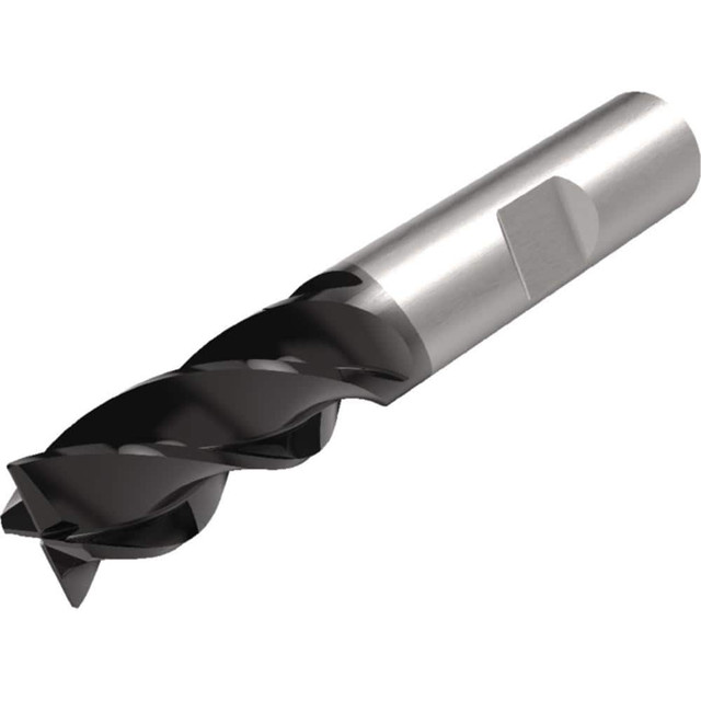 Widia 6828971 Corner Radius End Mill: 1/2" Dia, 1-1/4" LOC, 0.12" Radius, 4 Flutes, Solid Carbide