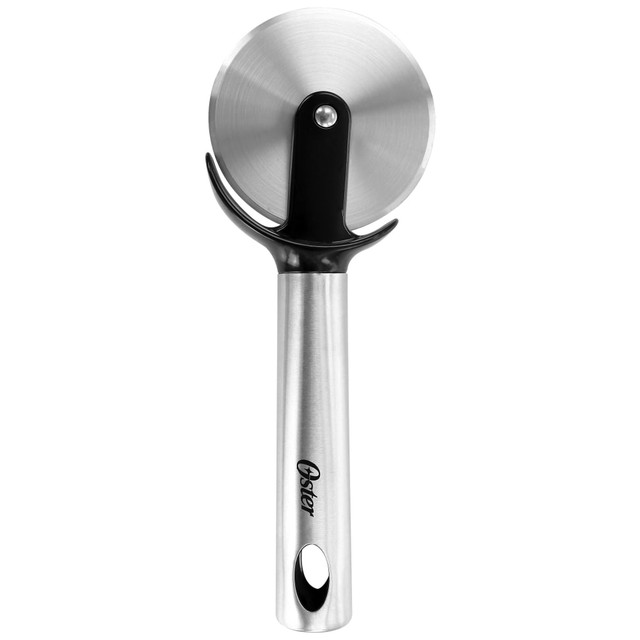 GIBSON OVERSEAS INC. 995118020M Oster Baldwyn Stainless Steel Pizza Cutter Utensil, 8-5/8in, Silver