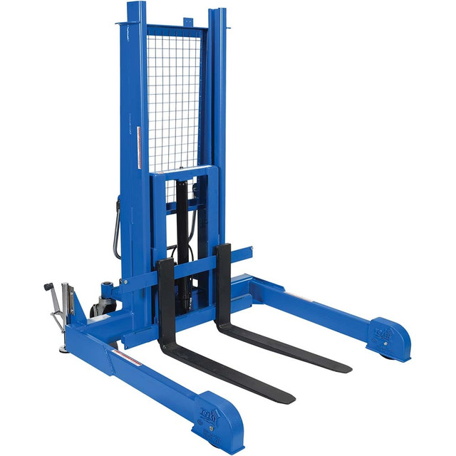 Vestil PMPS-50-AIR Power Pallet Truck: 4,000 lb Capacity, 58" OAW, 4" Forks, 50" Lifting Height