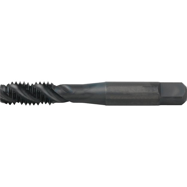 Widia 5364544 Spiral Flute Tap: 3/8-16 UNC, 3 Flutes, Modified Bottoming, 3B Class of Fit, High Speed Steel, Oxide Coated