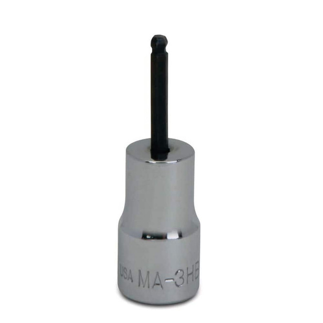 Williams MA-8HBA Hand Hex & Torx Bit Sockets; Hex Size (Inch): 1/4 ; Insulated: No ; Tether Style: Not Tether Capable ; Material: Steel ; Finish: Polished Chrome ; Overall Length (mm): 38.1