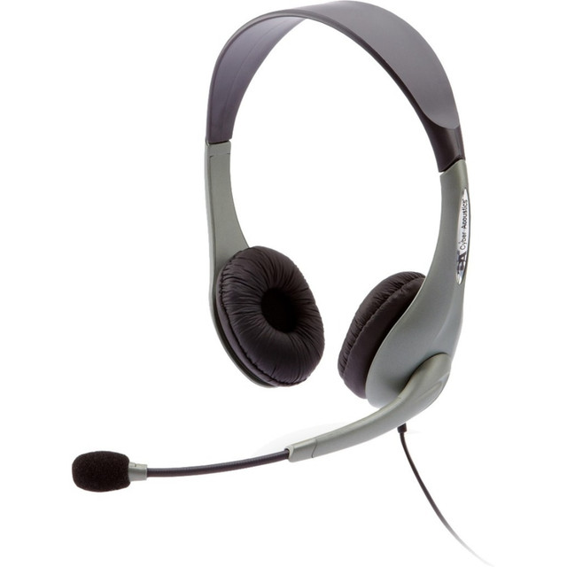 CYBER ACOUSTICS, LLC AC-851B Cyber Acoustics AC-851B USB Stereo Headset - Over-the-head