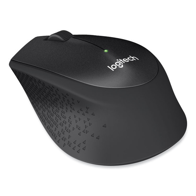 LOGITECH, INC. 910004905 M330 Silent Plus Mouse, 2.4 GHz Frequency/33 ft Wireless Range, Right Hand Use, Black