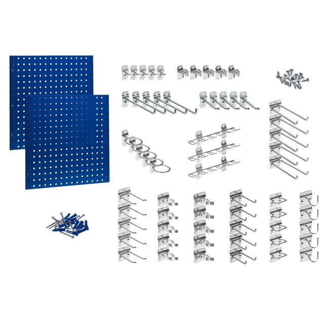 Triton Products LB1-BKit Pegboard Kit: Square Holes, 24" High, 24" Wide, 0.5625" Deep