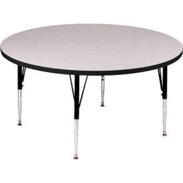 Correll Inc Activity Tables 60""L x 60""W Standard Height Round - Gray Granite p/n A60-RND-15