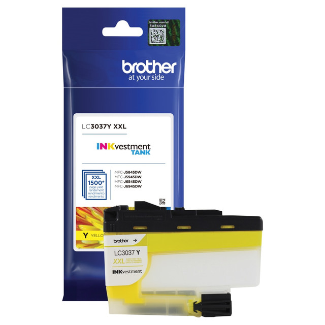 BROTHER INTL CORP LC3037Y Brother LC3037 Yellow Super-High-Yield Ink Cartridge