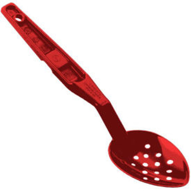 Cambro Manufacturing Cambro SPOP11CW404 - 11"" Camwear Perforated Spoon Red p/n SPOP11CW404