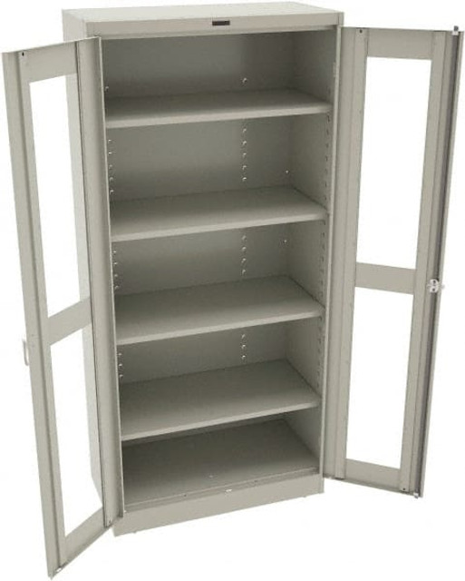 Tennsco CVD2470-LGY Visible Storage Cabinet: 36" Wide, 24" Deep, 78" High