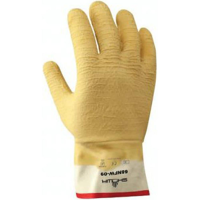 SHOWA 68NFW-09 Cut-Resistant Gloves: Size Medium, ANSI Cut A3, Rubber, Series 68NFW