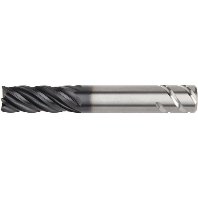 Widia 6146566 Corner Radius End Mill: 1/2" Dia, 1-1/4" LOC, 5 Flutes, Solid Carbide