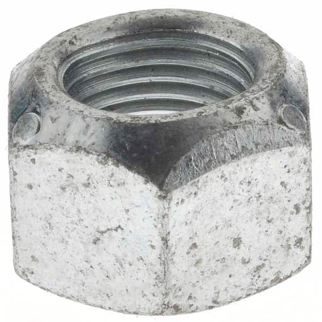 Value Collection MPC712209 Hex Lock Nut: Distorted Thread, 1/2-20, Grade B Steel, Zinc-Plated & Wax-Plated