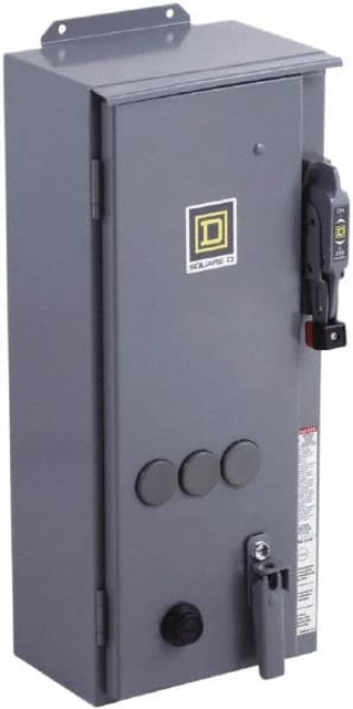 Square D 1V81CF4H308P72T Combination Starters; Continuous Amperage: 18 ; Starter Type: NEMA ; Enclosure Type: Enclosed ; Compatible Motor Phase: Polyphase ; Action: NonReversible ; Voltage: 120-480 VAC @ 60 Hz