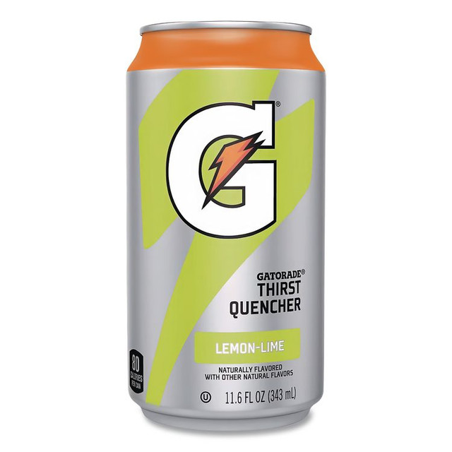 PEPSICO Gatorade® 00901 Thirst Quencher Can, Lemon-Lime, 11.6oz Can, 24/Carton