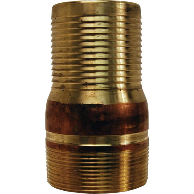 Dixon Valve & Coupling BST30 Combination Nipples For Hoses; Type: King Nipple ; Material: Brass ; Thread Standard: Male NPT ; Thread Size: 2-1/2in ; Overall Length: 5.56in ; Epa Watersense Certified: No