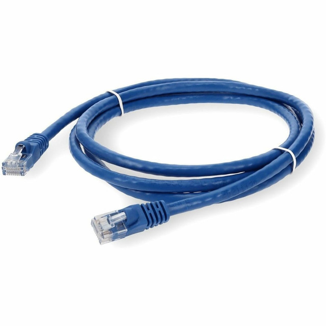 HOWARD SCHIFFER ENTERPRISES ADD-10FCAT6-BE AddOn 10ft RJ-45 (Male) to RJ-45 (Male) Straight Blue Cat6 UTP PVC Copper Patch Cable - 10.01 ft Category 6 Network Cable for Network Device - First End: 1 x RJ-45 Network - Male - Second End: 1 x RJ-45 Netw