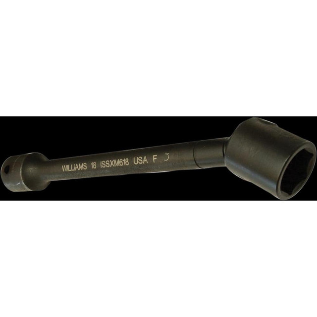Williams JHWISSX424 Socket Extensions; Tool Type: Non-Tension Socket Flextensions ; Extension Type: Non-Impact ; Drive Size: 1/2in (Inch); Finish: Black Industrial ; Overall Length (Decimal Inch): 4.0900 ; Material: Steel