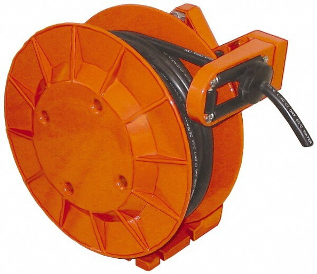 Hubbell Workplace Solutions A-342D Cord & Cable Reel: 12 AWG, 20' Long, Bare End