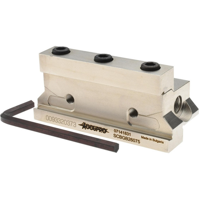 Accupro 07141831 Indexable Cut-Off Blade Tool Blocks; Tool Block Style: SCB ; Compatible Blade Height (mm): 26.00 ; Compatible Blade Height (Decimal Inch): 1.0236 ; Compatible Blade Width (Decimal Inch): 0.236 ; Compatible Blade Width (mm): 6.00