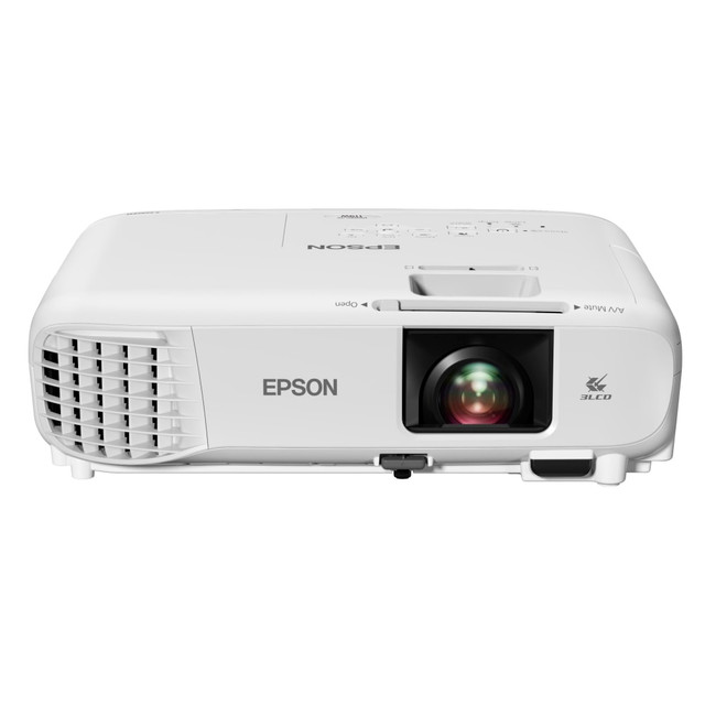 EPSON AMERICA INC. V11H985020 Epson PowerLite 119W LCD Projector - 4:3 - Ceiling Mountable - 1280 x 800 - Front, Rear, Ceiling - 8000 Hour Normal Mode - 17000 Hour Economy Mode - WXGA - 16,000:1 - 4000 lm - HDMI - USB - Class Room