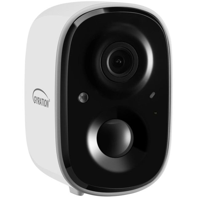 ADESSO INC CYBERVIEW 2010 Gyration Cyberview Cyberview 2010 2 Megapixel Indoor/Outdoor Full HD Network Camera - Color - White - 22.97 ft Infrared/Color Night Vision - H.264, H.265 - 1920 x 1080 - 3.30 mm Fixed Lens - 15 fps - CMOS - Alexa, Google Hom