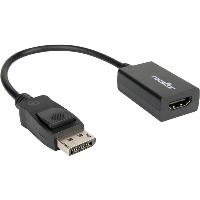 ROCKY MOUNTAIN-KAT Y10A101-B1 Rocstor DisplayPort (male) to HDMI (female) Adapter Converter - 1 Pack - 1 x 20-pin DisplayPort DisplayPort 1.1a Digital Audio/Video Male - 1 x 19-pin HDMI Digital Audio/Video Female - 1920 x 1200 Supported - Black ROCKY MOUNTAIN-KAT Y10A101-B1 Rocstor DisplayPort (male) to HDMI (female) Adapter Converter - 1 Pack - 1 x 20-pin DisplayPort DisplayPort 1.1a Digital Audio/Video Male - 1 x 19-pin HDMI Digital Audio/Video Female - 1920 x 1200 Supported - Black