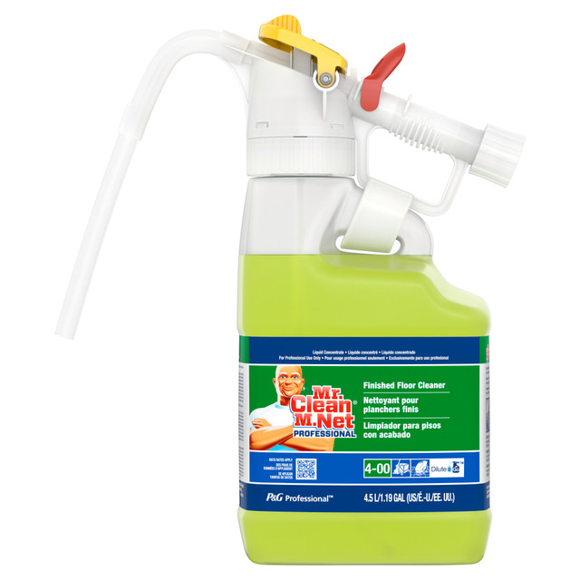 THE PROCTER & GAMBLE COMPANY 37000720003 Mr. Clean Professional Dilute 2 Go Finished Floor Cleaner, 4.5 L, Green
