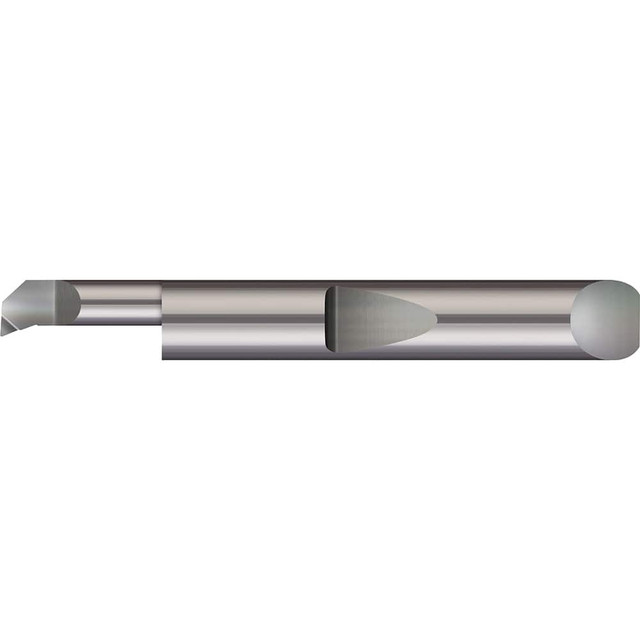 Micro 100 QBT-140750 Boring Bars; Boring Bar Type: Boring ; Cutting Direction: Right Hand ; Minimum Bore Diameter (Decimal Inch): 0.1520 ; Material: Solid Carbide ; Maximum Bore Depth (Decimal Inch): 0.7500 ; Shank Diameter (Inch): 3/16