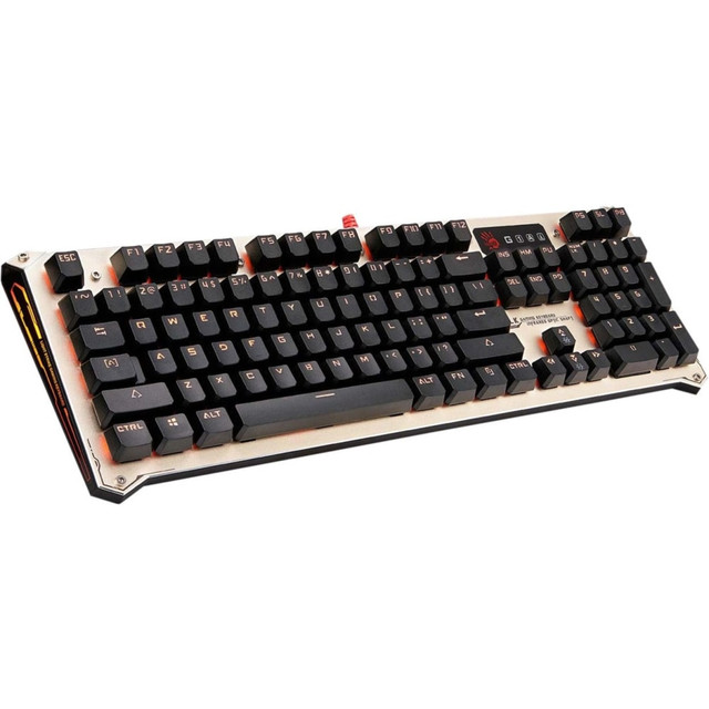 CALIFONE INTERNATIONAL, INC. Bloody B840  Gaming Optical Mechanical Gaming Keyboard, Backlit Adjustable - Cable Connectivity - USB Interface Multimedia Hot Key(s) - Windows - Mechanical Keyswitch - Gold