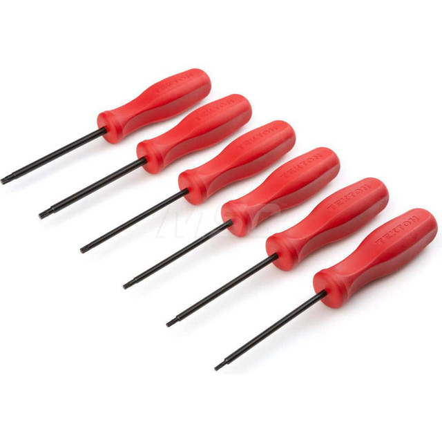 Tekton DST91002 Torx Hard-Handle Black Oxide Blade Screwdriver Set, 6-Piece (T10-T30)