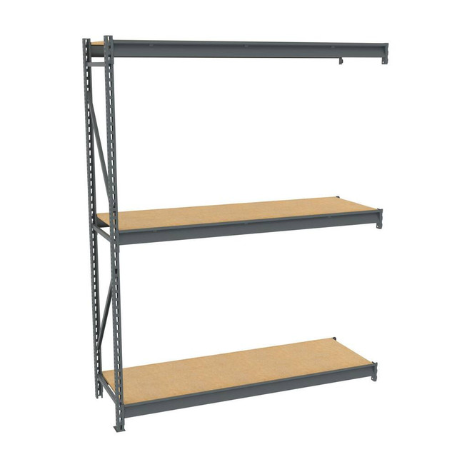 Tennsco BU-722496PA-MGY Bulk Storage Rack: 2,750 lb per Shelf, 3 Shelves