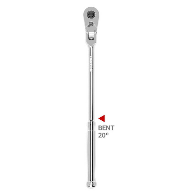 Tekton SRH33112 3/8 Inch Drive x 12 Inch Flex Head Quick-Release Bent Handle Ratchet