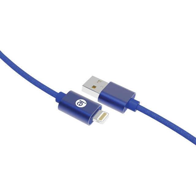 MIZCO INTERNATIONAL, INC. DigiPower IEN-BC10L-BL  Lightning/USB Data Transfer Cable - 10 ft Lightning/USB Data Transfer Cable for iPad, iPod, iPhone - First End: USB - Second End: Lightning - Blue - 1