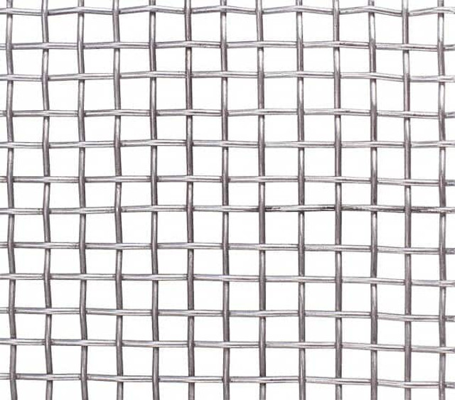 Value Collection K1.000148048O Wire Cloth: 9 Wire Gauge, 0.148" Wire Dia, Stainless Steel